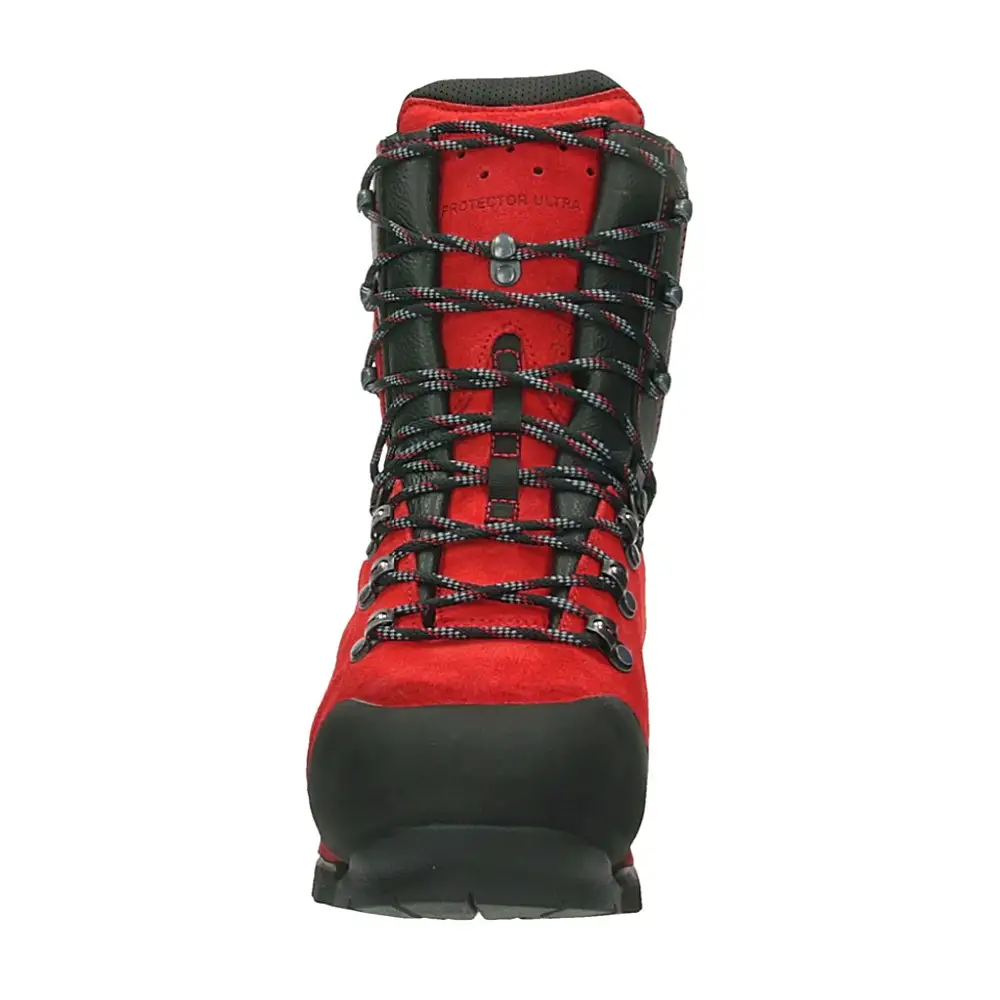 Protector Ultra Signal Red Work Boots | Arborist Boots Protector Ultra Signal Red Work Boots | Arborist Boots